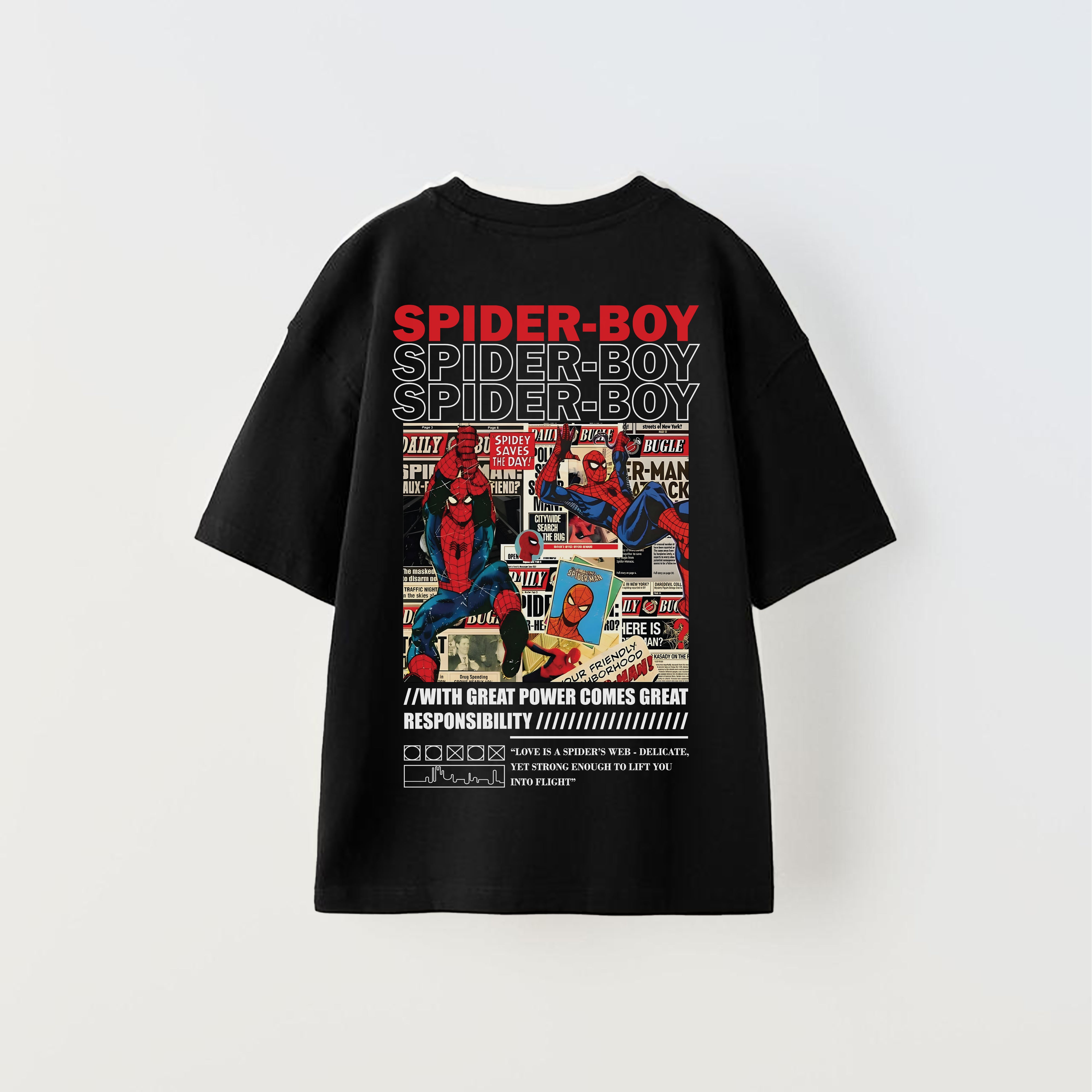 Spider Boy Oversized Unisex T-Shirt